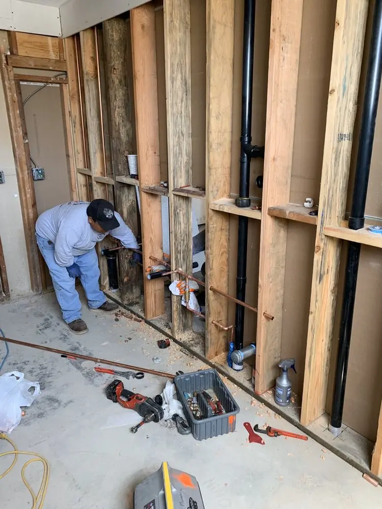 Commercial rough-in plumbing for Gas Line Repair in Walnut Hill